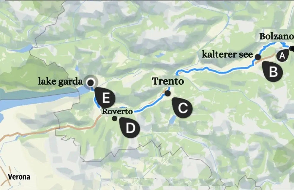 מסלול טיול אופניים ויוגה באיטליה